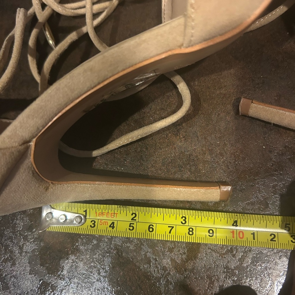 Tan Suede Heels